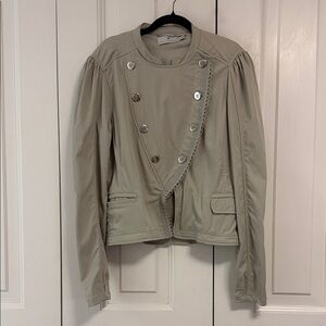 Stella McCartney Beige Asymmetrical Blazer